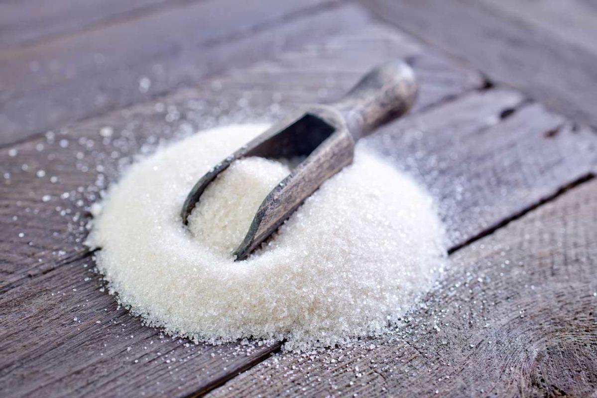 Low Carb High Fat Diet: Image of sugar granules